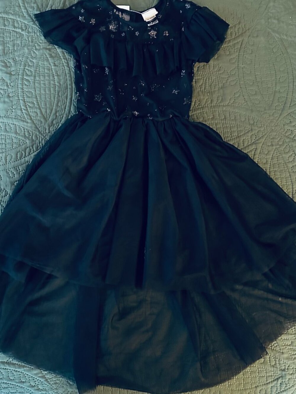🔥 NWT Rare Lily Bleu Starry Night Tutu Dress | High-Low Hem | Girls Size | 8